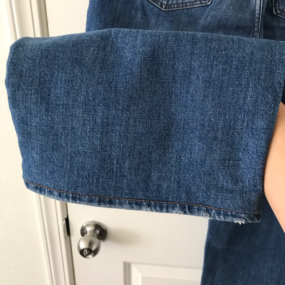 Madewell Curvy Slim Wide Leg Jeans Newington Wash Size 28 - Picture 7 of 10